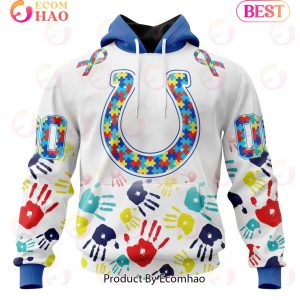 Best NFL Indianapolis Colts Autism Awareness Collection 3D Hoodie