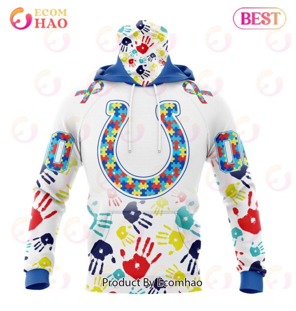 Best NFL Indianapolis Colts Autism Awareness Collection 3D Hoodie