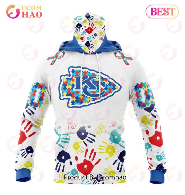 Best NFL Kansas City Chiefs Autism Awareness Collection 3D Hoodie