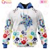 Best NFL New England Patriots Autism Awareness Collection 3D Hoodie