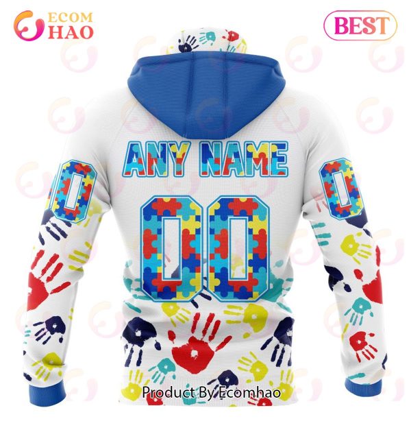Best NFL New Orleans Saints Autism Awareness Collection 3D Hoodie