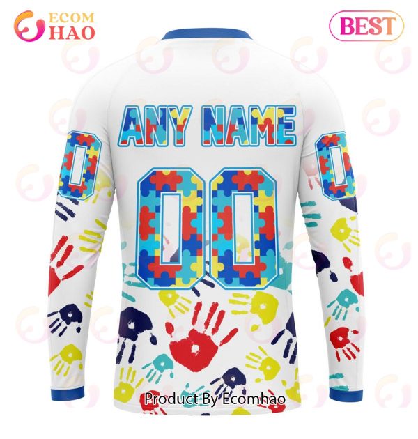 Best NFL New York Giants Autism Awareness Collection 3D Hoodie