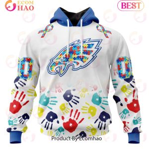 Best NFL Philadelphia Eagles Autism Awareness Collection 3D Hoodie
