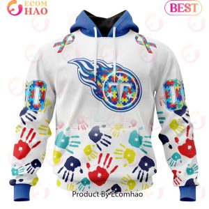Best NFL Tennessee Titans Autism Awareness Collection 3D Hoodie