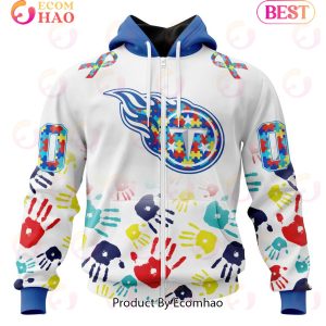 Best NFL Tennessee Titans Autism Awareness Collection 3D Hoodie
