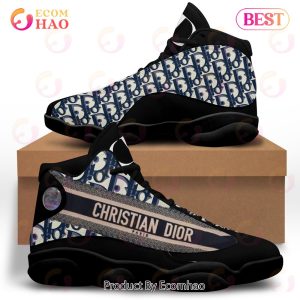 Dior Air Jordan 13 Black Mix Blue Dior Shoes, Sneakers
