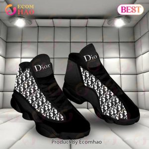 Dior Air Jordan 13 Black Mix White Dior Shoes, Sneakers