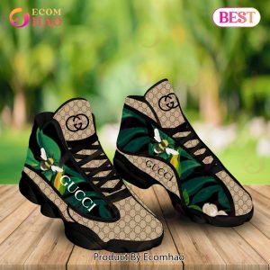 Gucci Bee Air Jordan 13 Black Brown GC Shoes, Sneakers