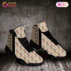 Gucci Mickey Air Jordan 13 GC Shoes, Sneakers