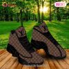 Gucci Tiger Air Jordan 13 Black Brown GC Shoes, Sneakers