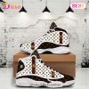 Louis Vuitton Air Jordan 13 White Mix Black LV Shoes, Sneakers