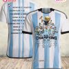 Argentina Champions Fifa World Cup Qatar 2022 Thank You For The Memories T-Shirt