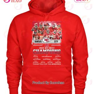 Kansas City Chiefs 2022 AFC West Champions Thank You For The Memories T-Shirt