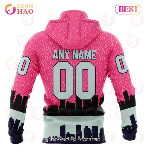 NHL Arizona Coyotes Specialized Unisex Kits Hockey Fights Against Cancer 3D Hoodie