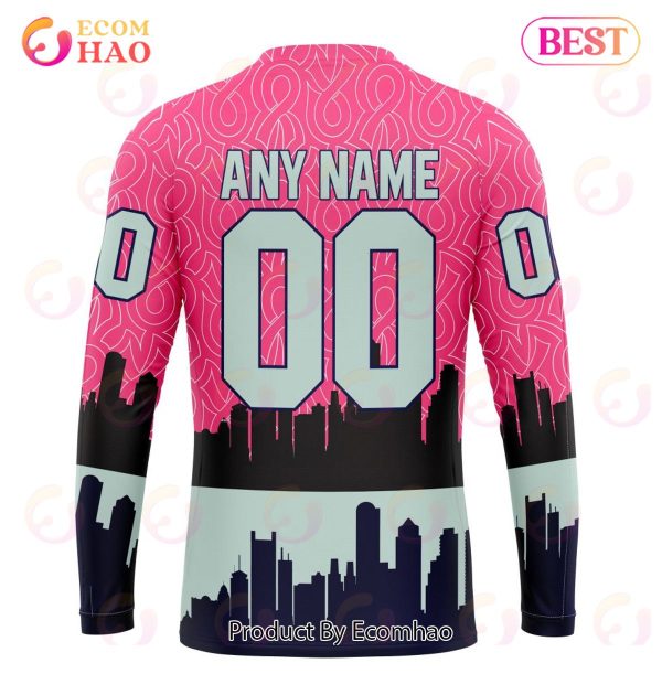 NHL Boston Bruins Specialized Unisex Kits Hockey Fights Against Cancer 3D Hoodie