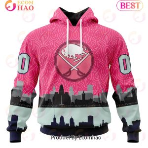 NHL Buffalo Sabres Specialized Unisex Kits Hockey Fights Against Cancer 3D Hoodie