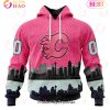 NHL Carolina Hurricanes Specialized Unisex Kits Hockey Fights Against Cancer 3D Hoodie