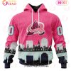 NHL Columbus Blue Jackets Specialized Unisex Kits Hockey Fights Against Cancer 3D Hoodie