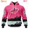 NHL Los Angeles Kings Specialized Unisex Kits Hockey Fights Against Cancer 3D Hoodie