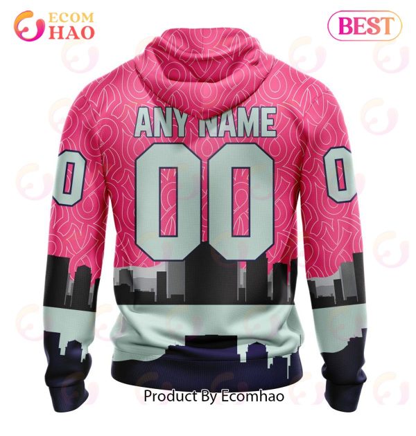 NHL Nashville Predators Specialized Unisex Kits Hockey Fights Against Cancer 3D Hoodie