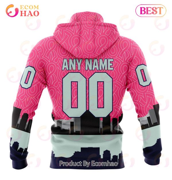NHL Nashville Predators Specialized Unisex Kits Hockey Fights Against Cancer 3D Hoodie