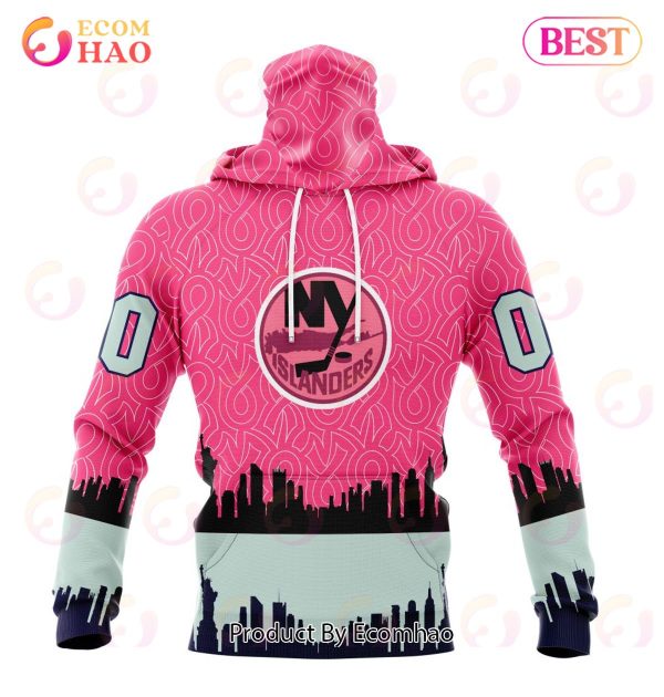 NHL New York Islanders Specialized Unisex Kits Hockey Fights Against Cancer 3D Hoodie