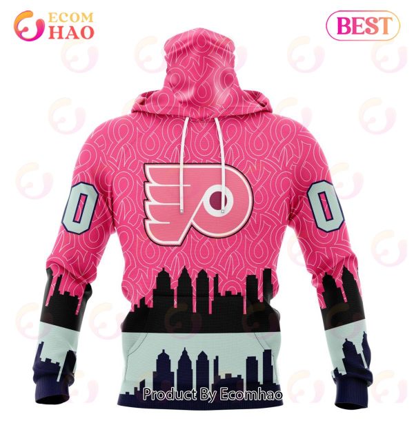 NHL Philadelphia Flyers Specialized Unisex Kits Hockey Fights Against Cancer 3D Hoodie