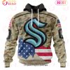 NHL San Jose Sharks Specialized Kits For United State With Camo Color 3D Hoodie