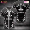 Adidas Black Color Mix White Logo Luxury Brand Jersey Limited Edition