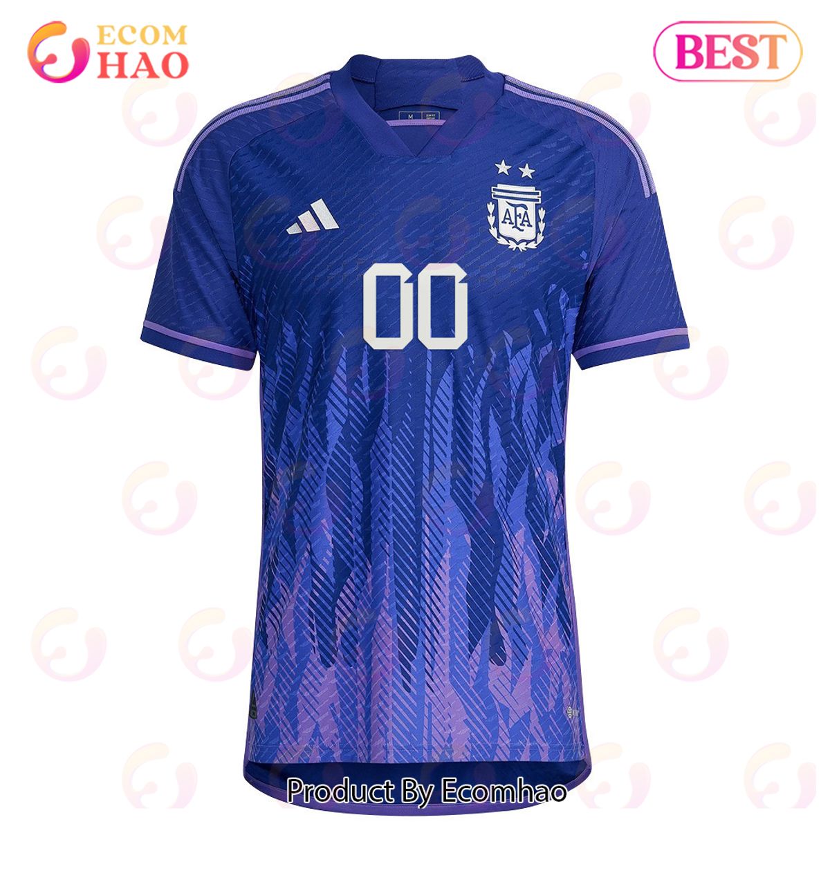 Argentina National Team Specialized Design 2022 23 Qatar World Cup Away Personalized Jersey