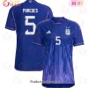 Argentina National Team 2022 23 Leandro Paredes #5 Home Men Jersey BlueWhite