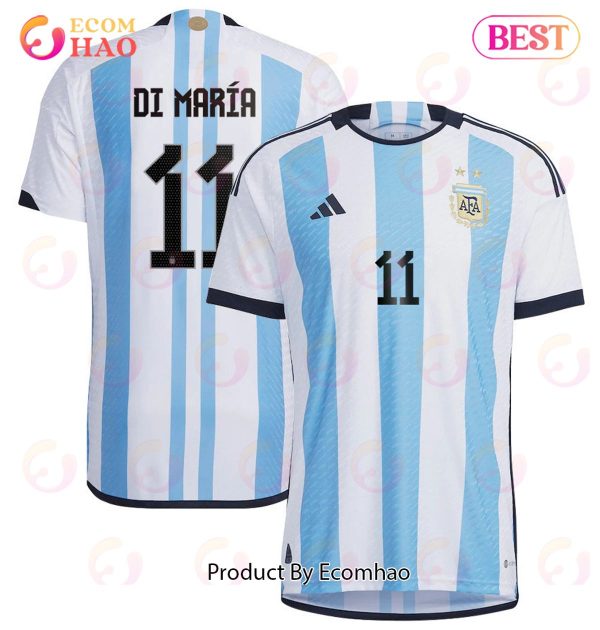Argentina National Team 2022 23 Qatar World Cup Cristian Romero #13 White Home Men Jersey New