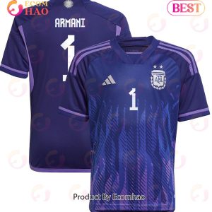 Argentina National Team 2022 23 Qatar World Cup Franco Armani #1 Away Youth Jersey Dark Blue, Light Purple Argentina National Team 2022 23 Qatar World Cup Franco Armani #1 Away Youth Jersey Dark Blue, Light Purple