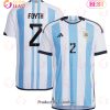 Argentina National Team 2022 23 Qatar World Cup Juan Foyth #2 Away Youth Jersey Dark Blue, Light Purple Argentina National Team 2022 23 Qatar World Cup Juan Foyth #2 Away Youth Jersey Dark Blue, Light Purple