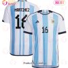 Argentina National Team 2022 23 Qatar World Cup Marcos Acuna #8 Away Women Jersey