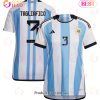 Argentina National Team 2022 23 Qatar World Cup Nicolas Tagliafico #3 Away Youth Jersey Dark Blue, Light Purple Argentina National Team 2022 23 Qatar World Cup Nicolas Tagliafico #3 Away Youth Jersey Dark Blue, Light Purple