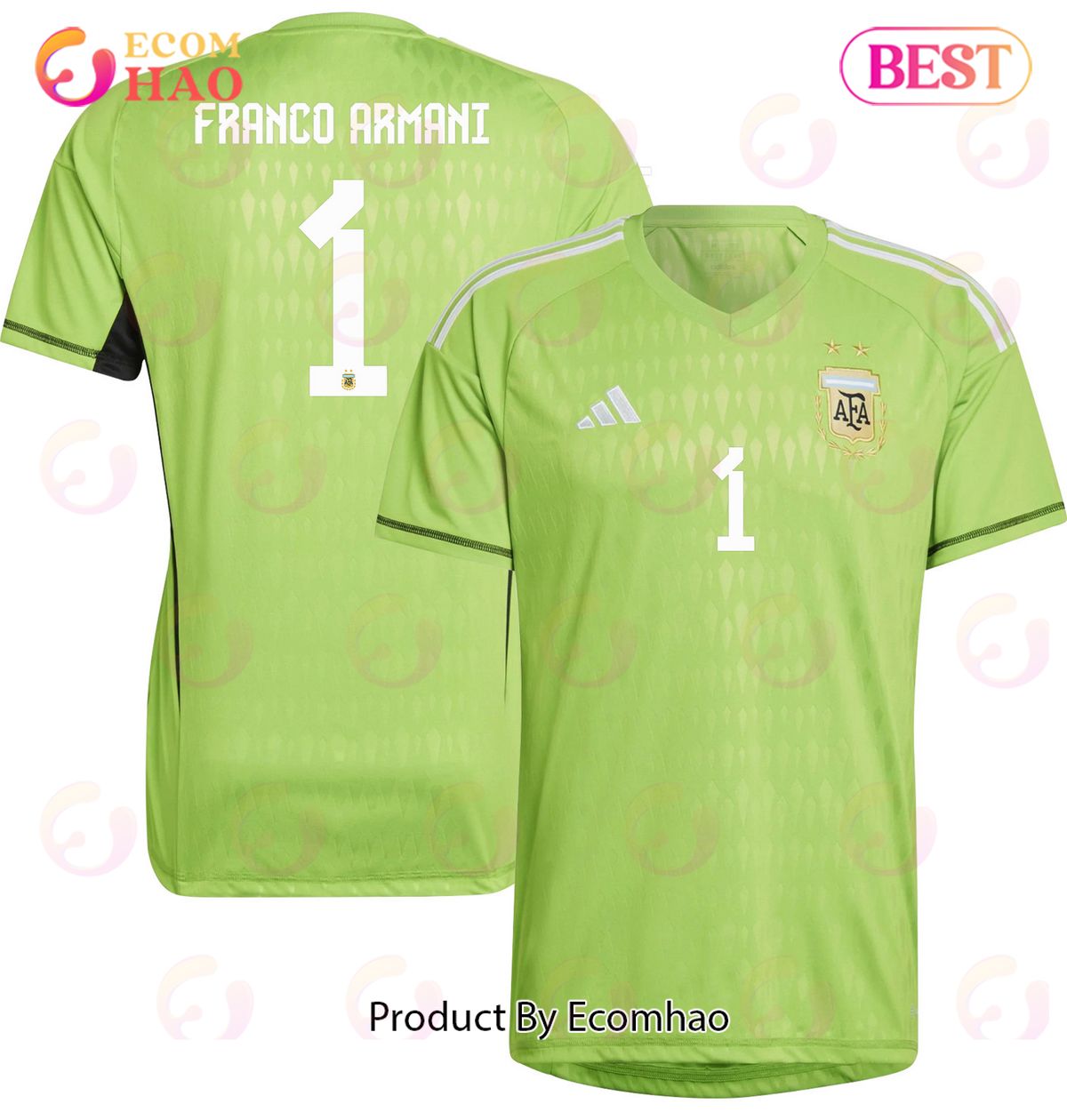 Argentina National Team 202223 Franco Armani #1 Goalkeeper Men Jersey -  Ecomhao Store
