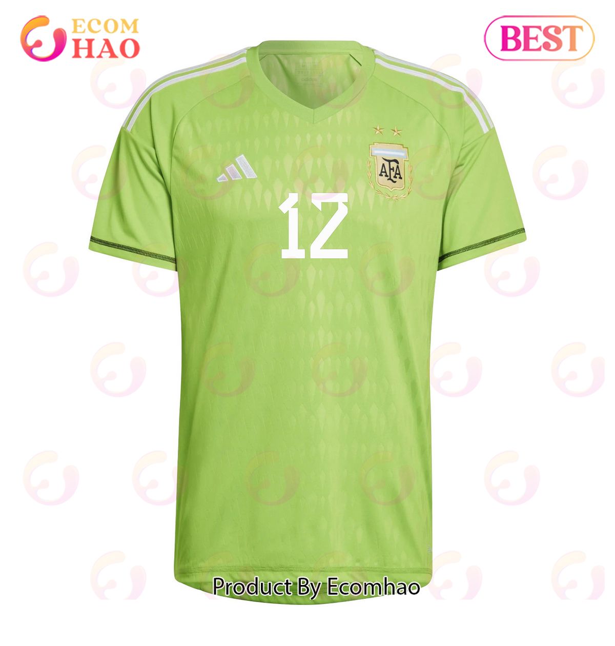 Argentina National Team 202223 Geronimo Rulli #12 Goalkeeper Men Jersey