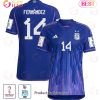 Argentina National Team FIFA World Cup Qatar 2022 Patch Emiliano Martinez #23 Home Women Jersey Argentina National Team FIFA World Cup Qatar 2022 Patch Emiliano Martinez #23 Home Women Jersey