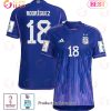 Argentina National Team FIFA World Cup Qatar 2022 Patch Geronimo Rulli #1 Home Women Jersey