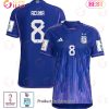 Argentina National Team FIFA World Cup Qatar 2022 Patch Marcos Acuna #8 Away Women Jersey Argentina National Team FIFA World Cup Qatar 2022 Patch Marcos Acuna #8 Away Women Jersey