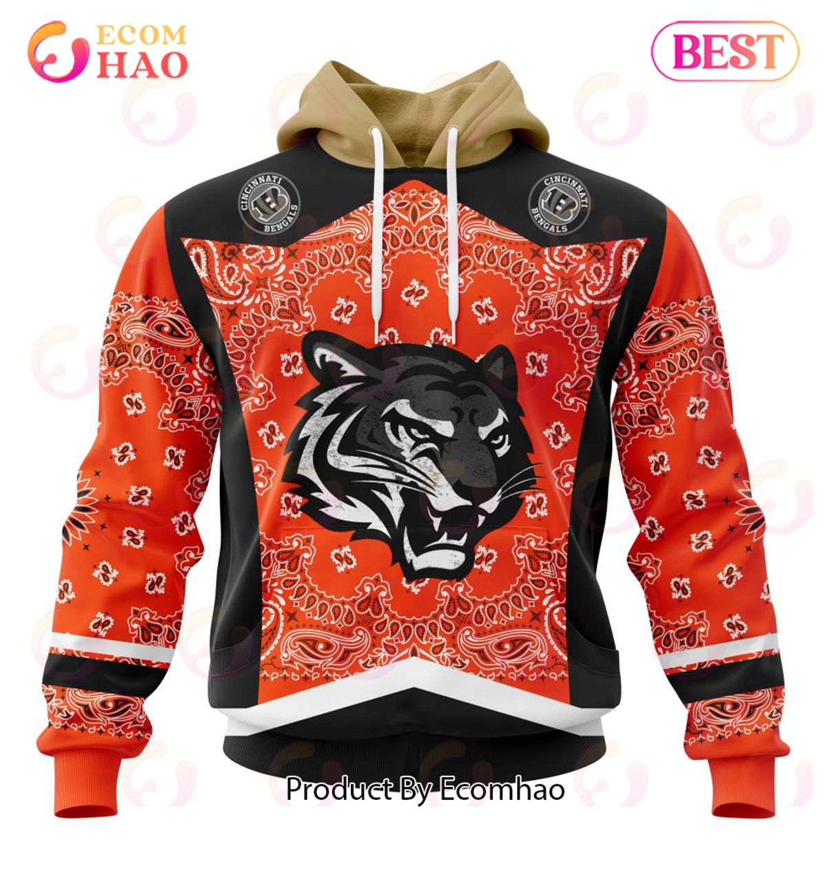NFL Cincinnati Bengals Specialized Unisex Kits In Classic Style 3D Hoodie