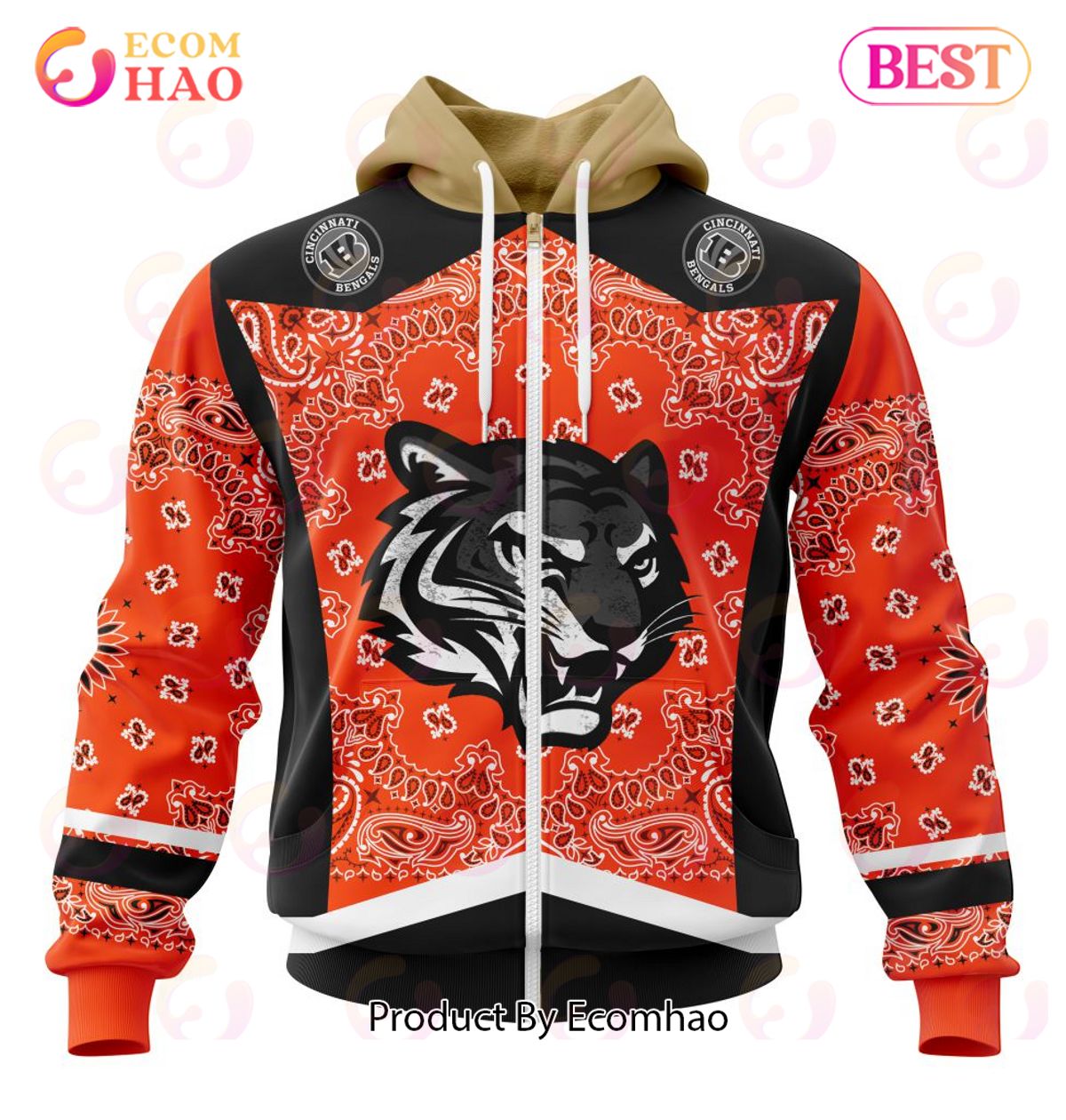 NFL Cincinnati Bengals Specialized Unisex Kits In Classic Style 3D Hoodie