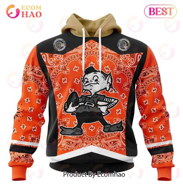 NFL Cleveland Browns Specialized Unisex Kits In Classic Style 3D Hoodie