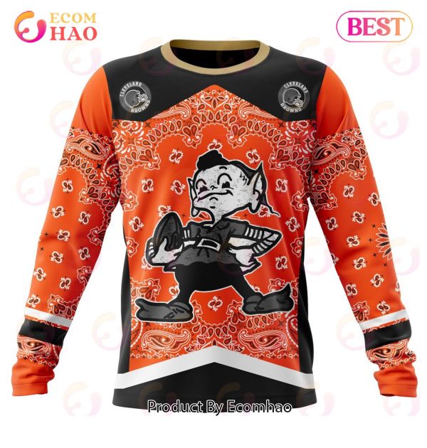 NFL Cleveland Browns Specialized Unisex Kits In Classic Style 3D Hoodie