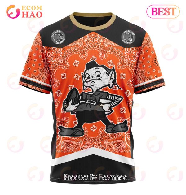 NFL Cleveland Browns Specialized Unisex Kits In Classic Style 3D Hoodie