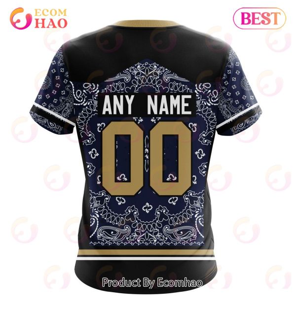 NFL Houston Texans Custom Name And Number In Classic Style With Paisley Pink  Breast Cancer All Over Print 3D Shirt