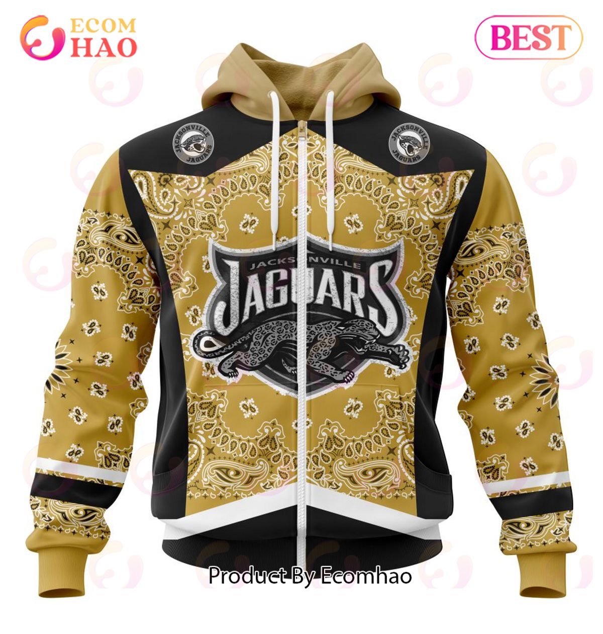 NFL Jacksonville Jaguars Specialized Unisex Kits In Classic Style 3D Hoodie