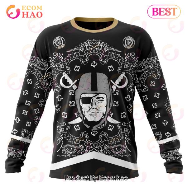 NFL Las Vegas Raiders Specialized Unisex Kits In Classic Style 3D Hoodie