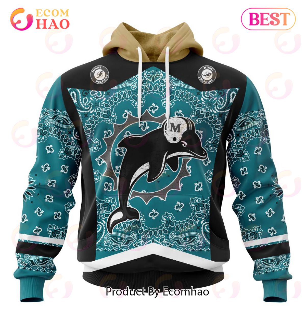 NFL Miami Dolphins Specialized Unisex Kits In Classic Style 3D Hoodie